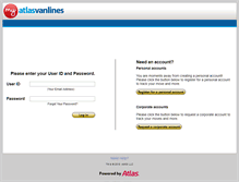 Tablet Screenshot of myatlasvanlines.com